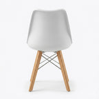 كرسي التوليب بقاعدة خشبيه